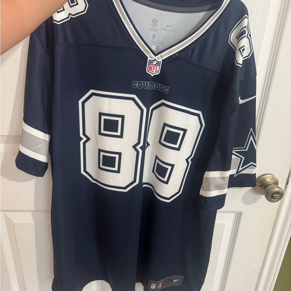 NFL Cowboys Dri-Fit Jersey in Navy and White